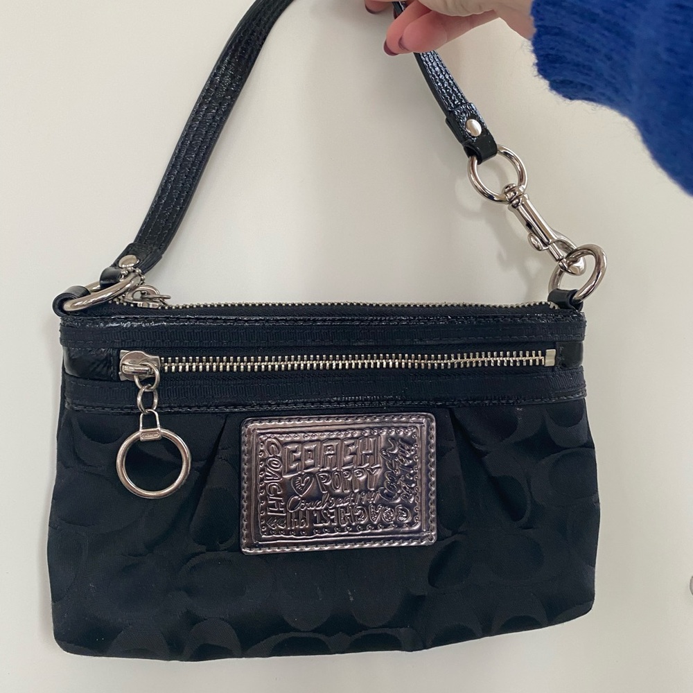 Black Coach Wristlet/Purse